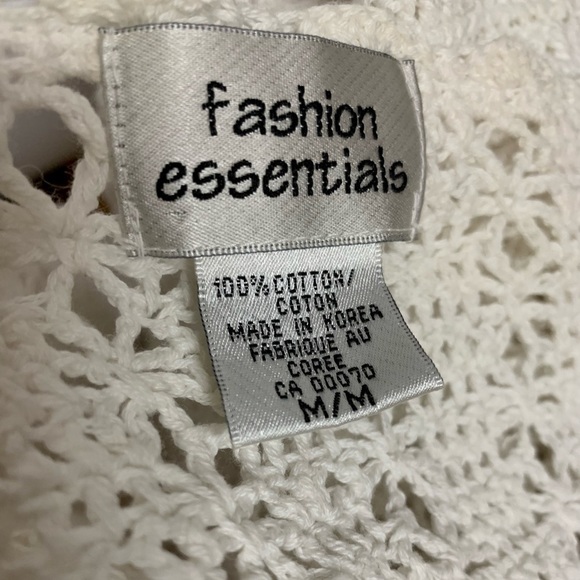 SOLD ❌ Crocheted top short sleeves size M vintage woman’s - Picture 7 of 12